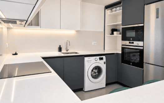 Loft amueblado con jardín privado y piscina en Valldoreix